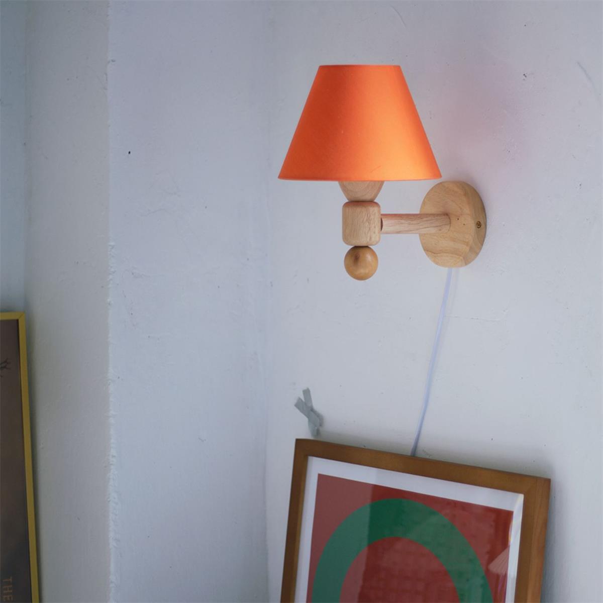 Contrast Modern Wood Wall Light