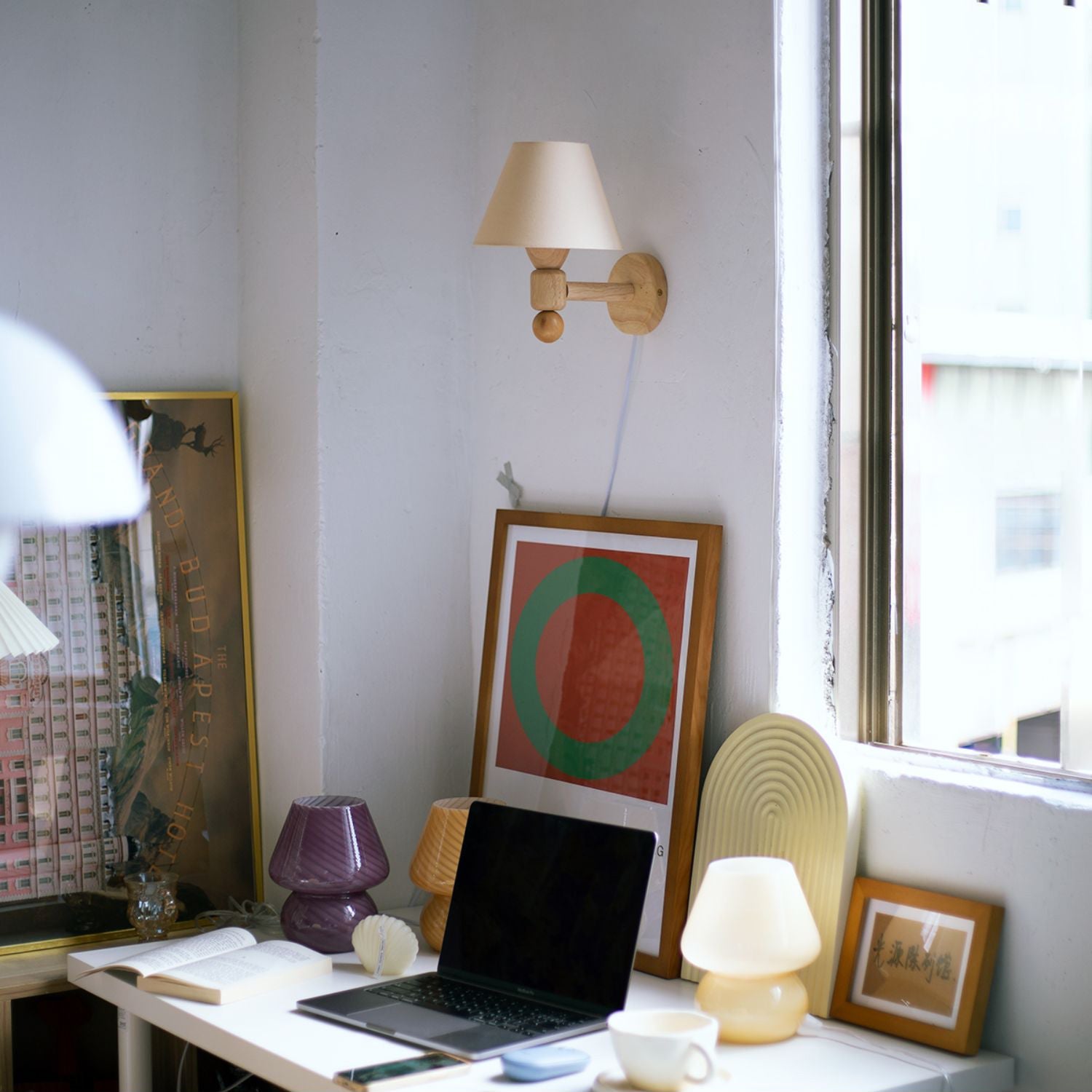 Contrast Modern Wood Wall Light