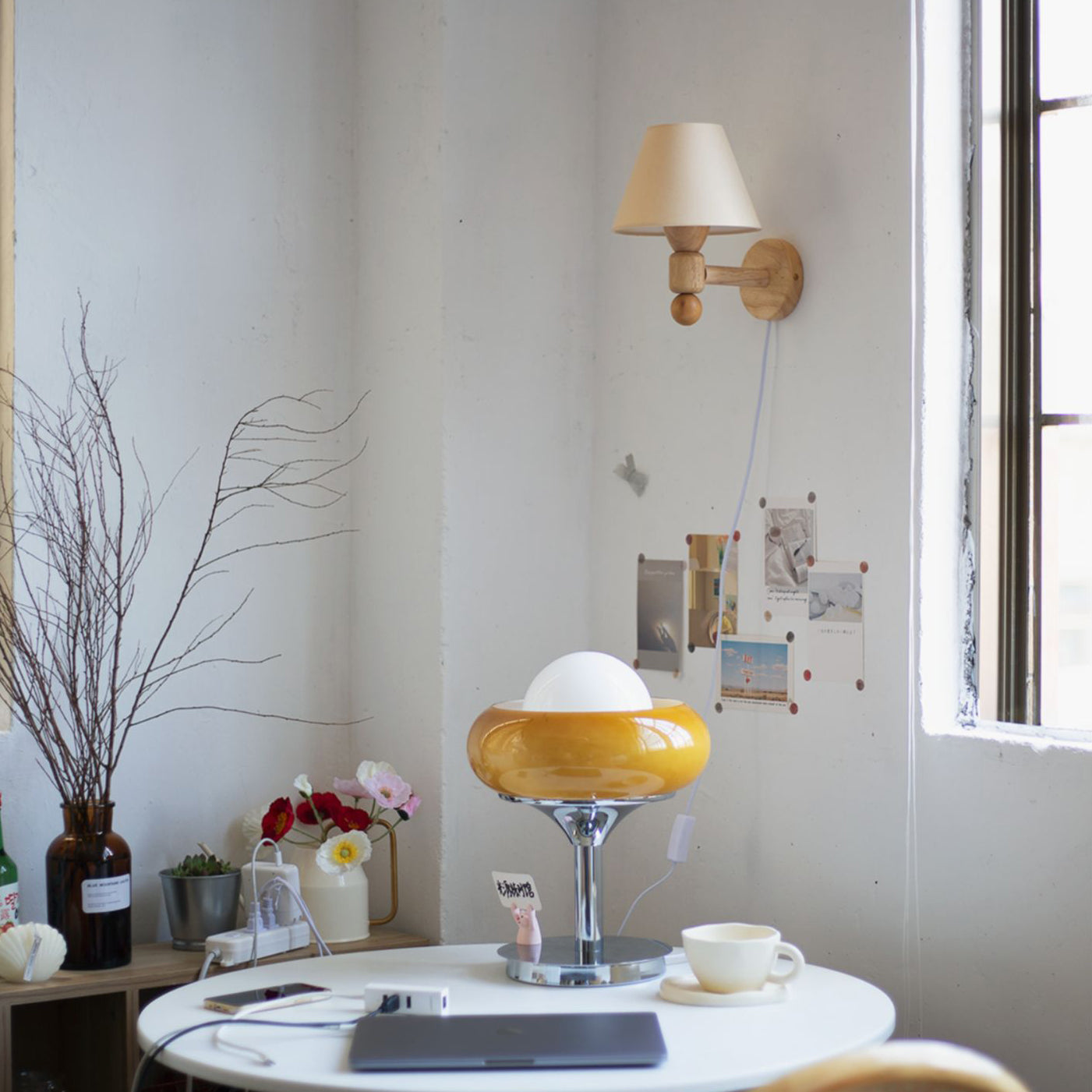 Contrast Modern Wood Wall Light