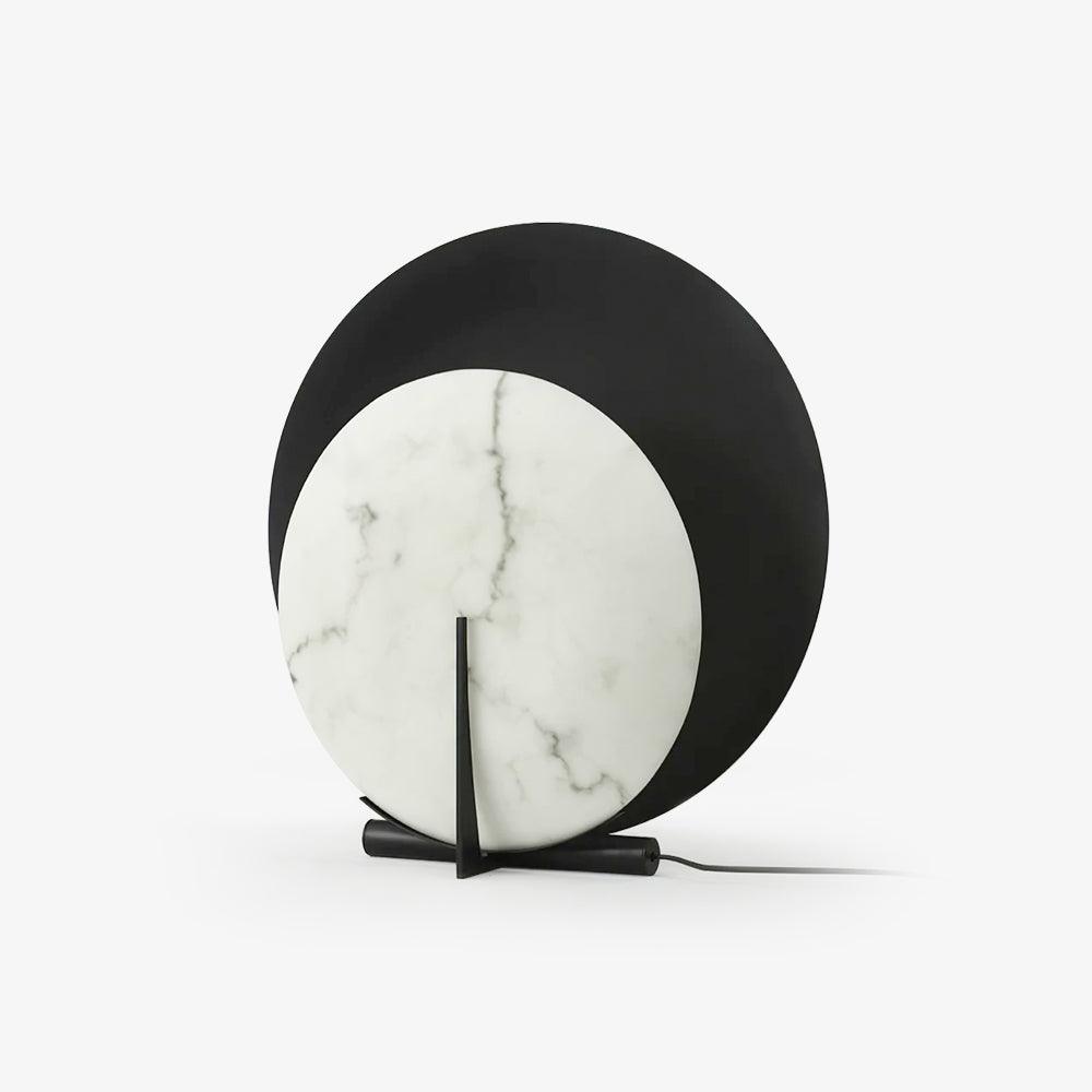 Zorinisra Half Moon Alabaster Table Lamp - Blowlighting