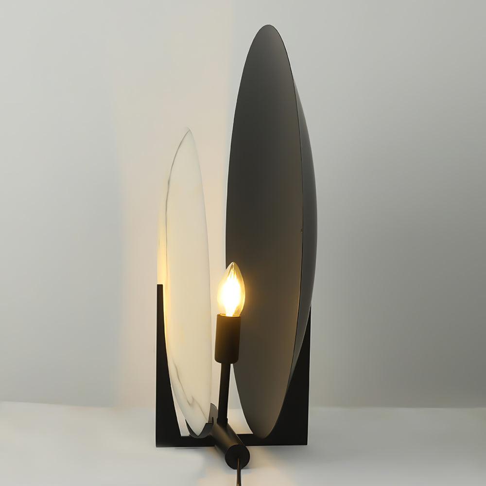Zorinisra Half Moon Alabaster Table Lamp - Blowlighting