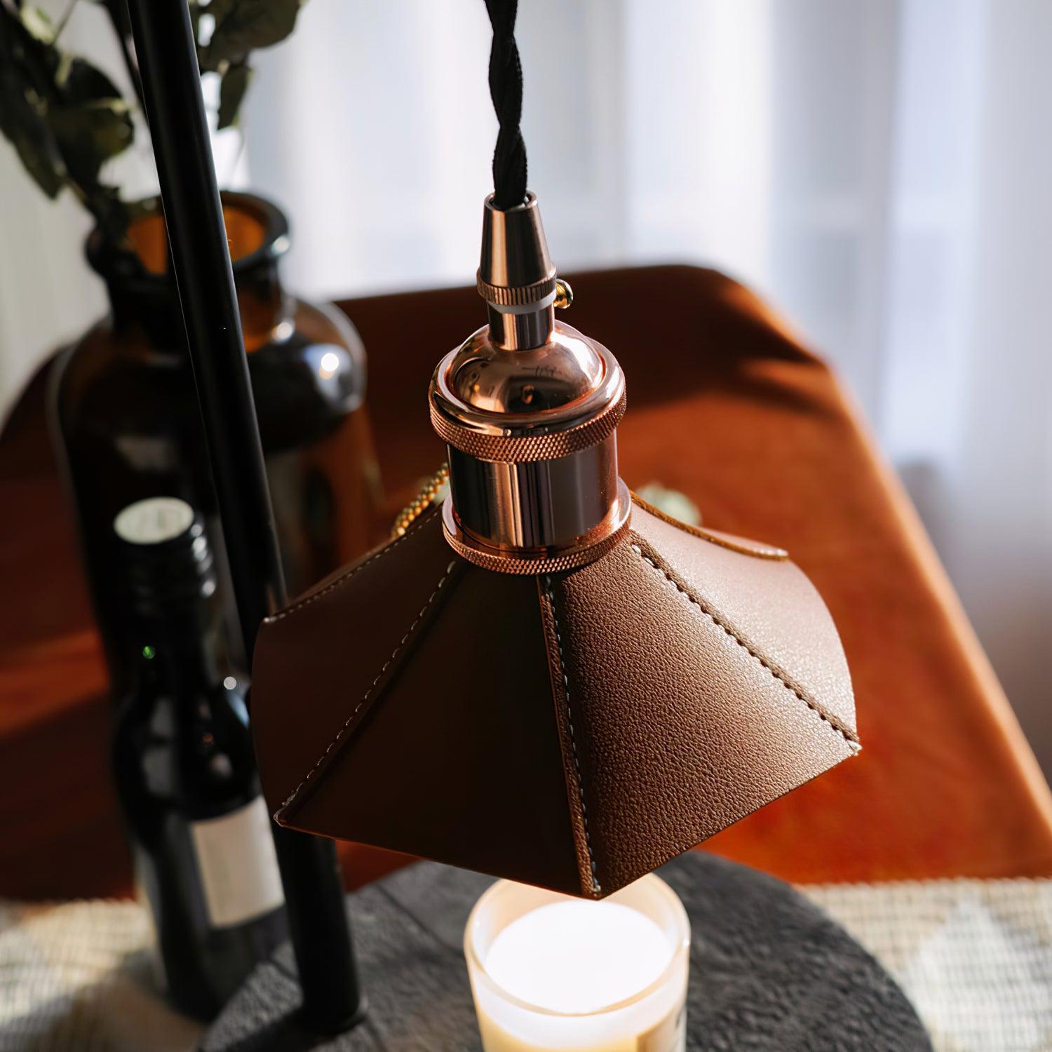 Cordero Wooden Stool Table Lamp - Blowlighting