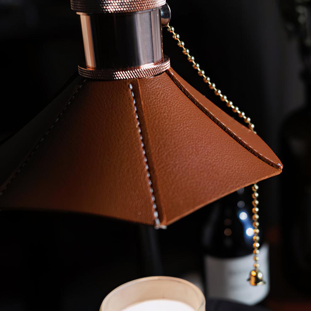 Cordero Wooden Stool Table Lamp - Blowlighting
