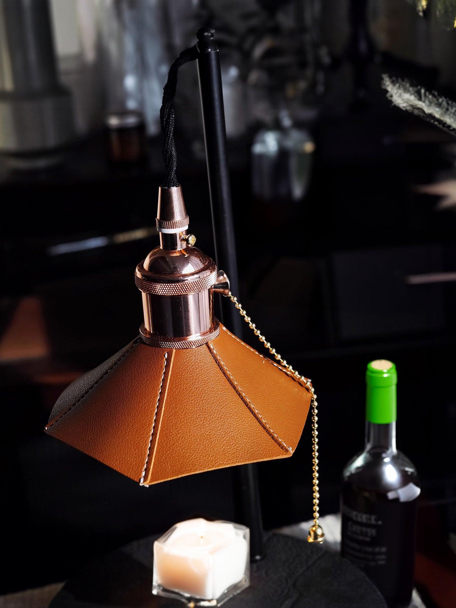Cordero Wooden Stool Table Lamp - Blowlighting
