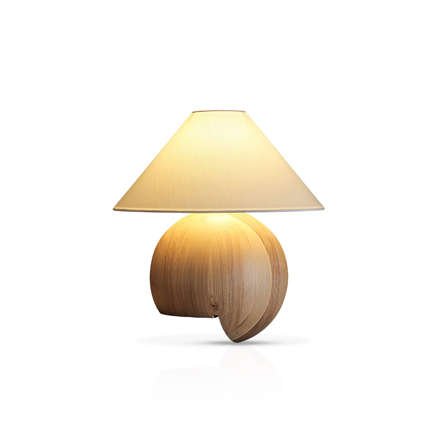 Corner Log Table Lamp - Blowlighting