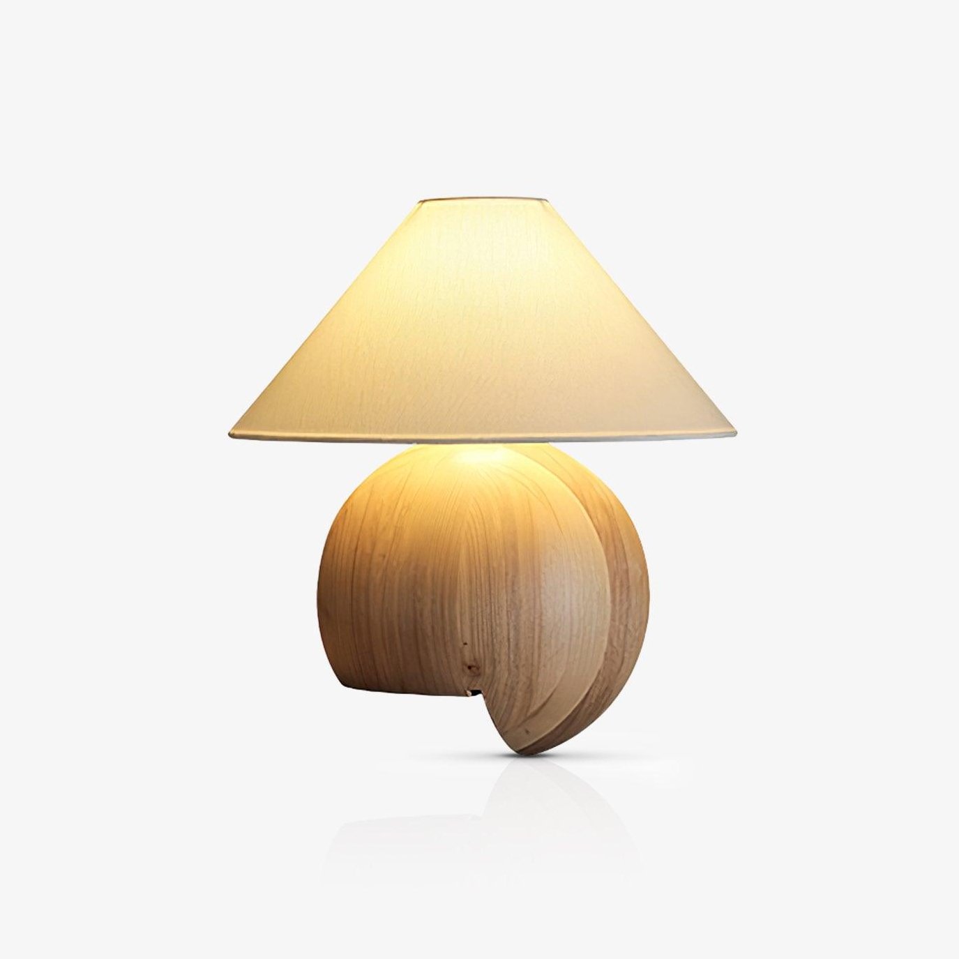 Corner Log Table Lamp - Blowlighting