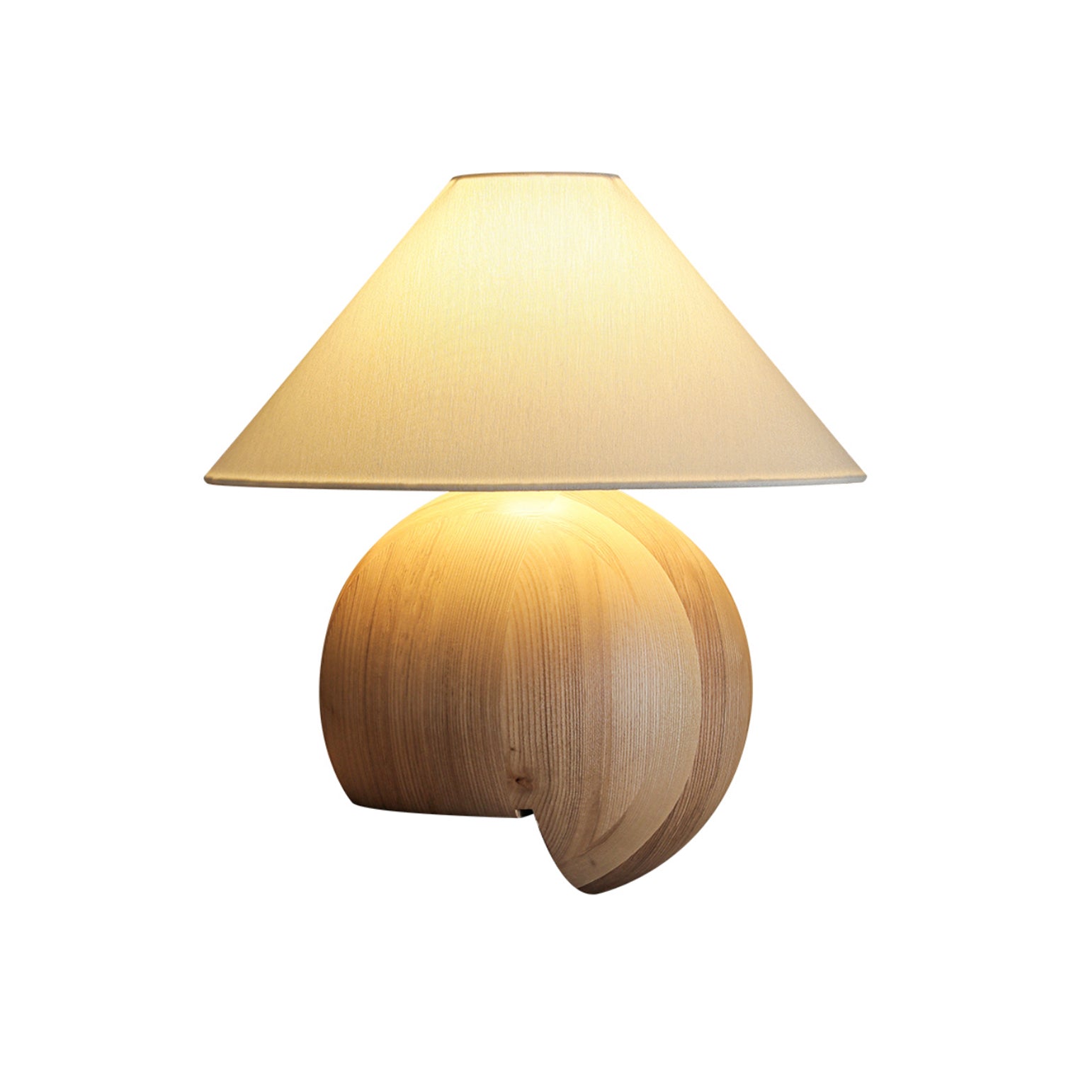 Corner Log Table Lamp - Blowlighting