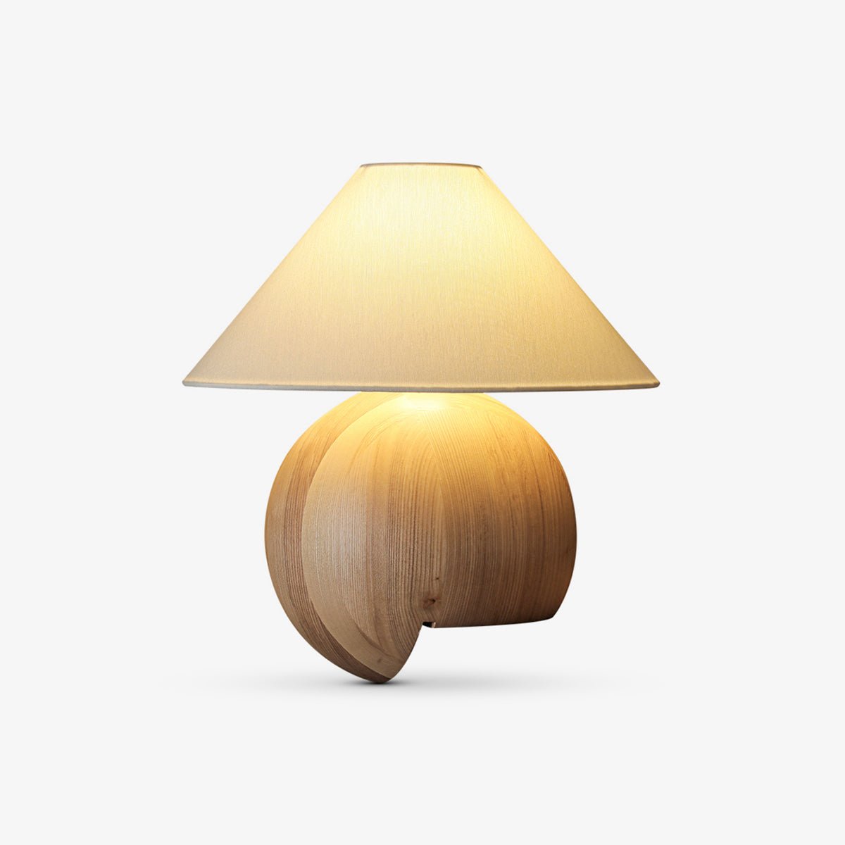 Corner Log Table Lamp - Blowlighting