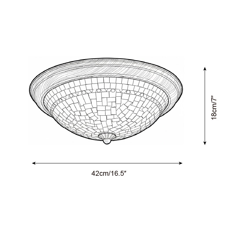 Corvielle Bohemian Shell Ceiling Light