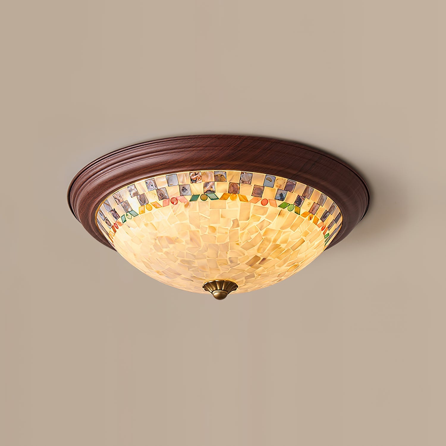 Corvielle Bohemian Shell Ceiling Light