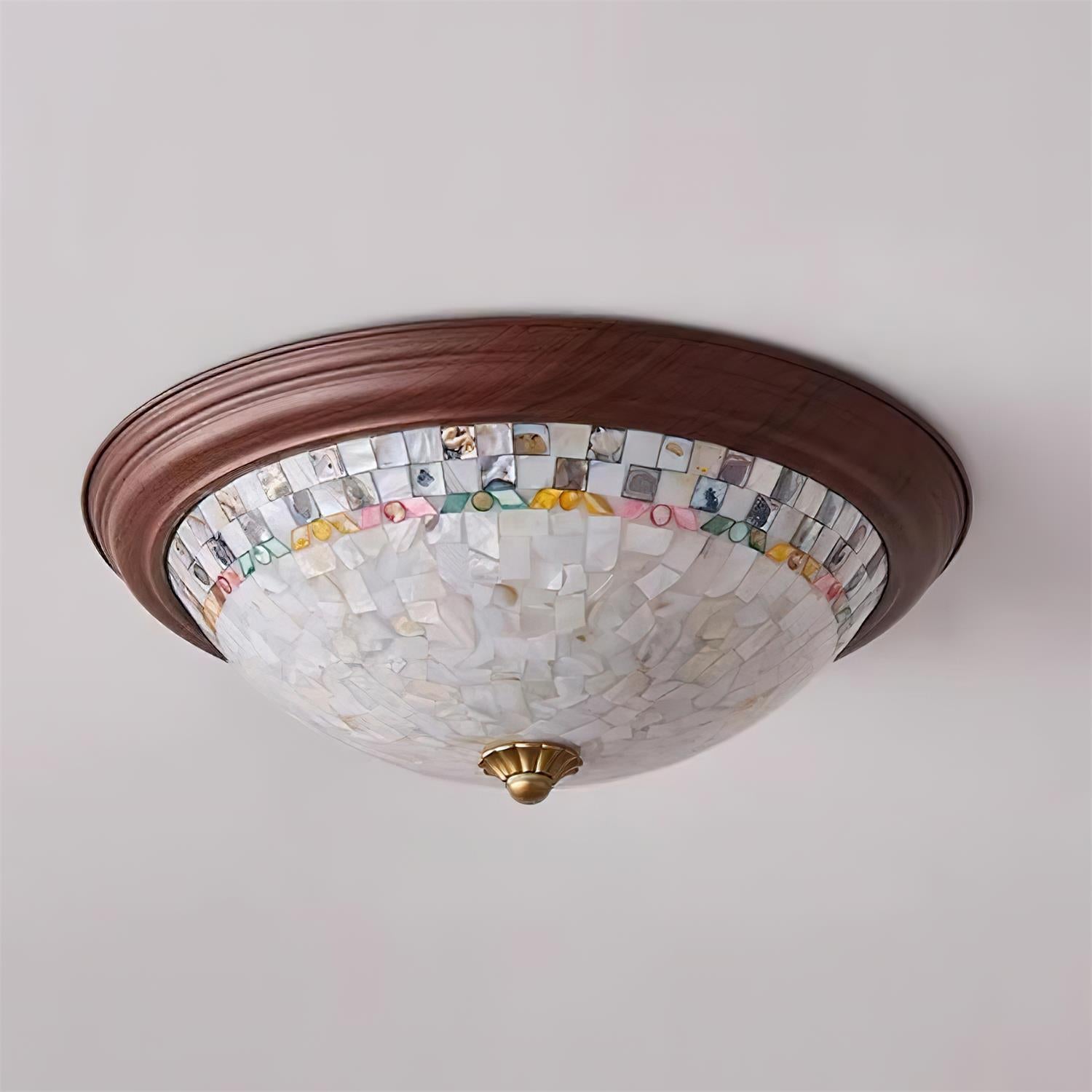 Corvielle Bohemian Shell Ceiling Light