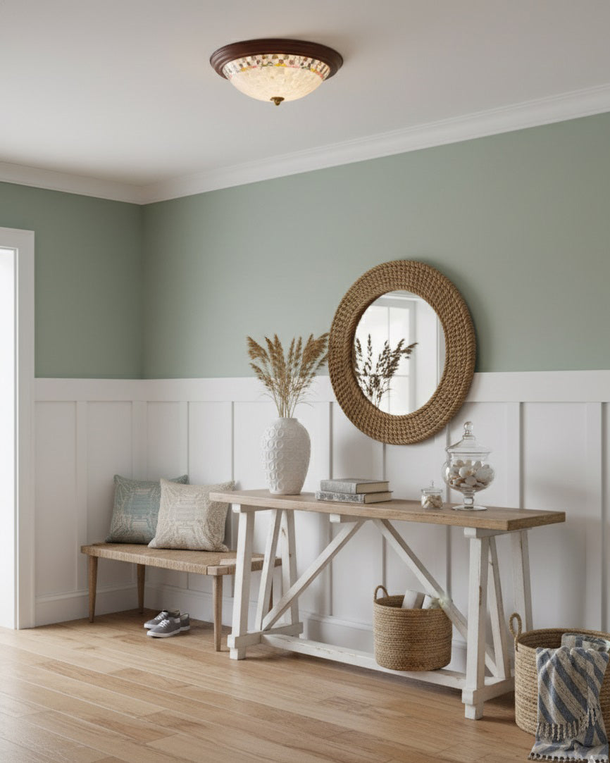 Corvielle Bohemian Shell Ceiling Light