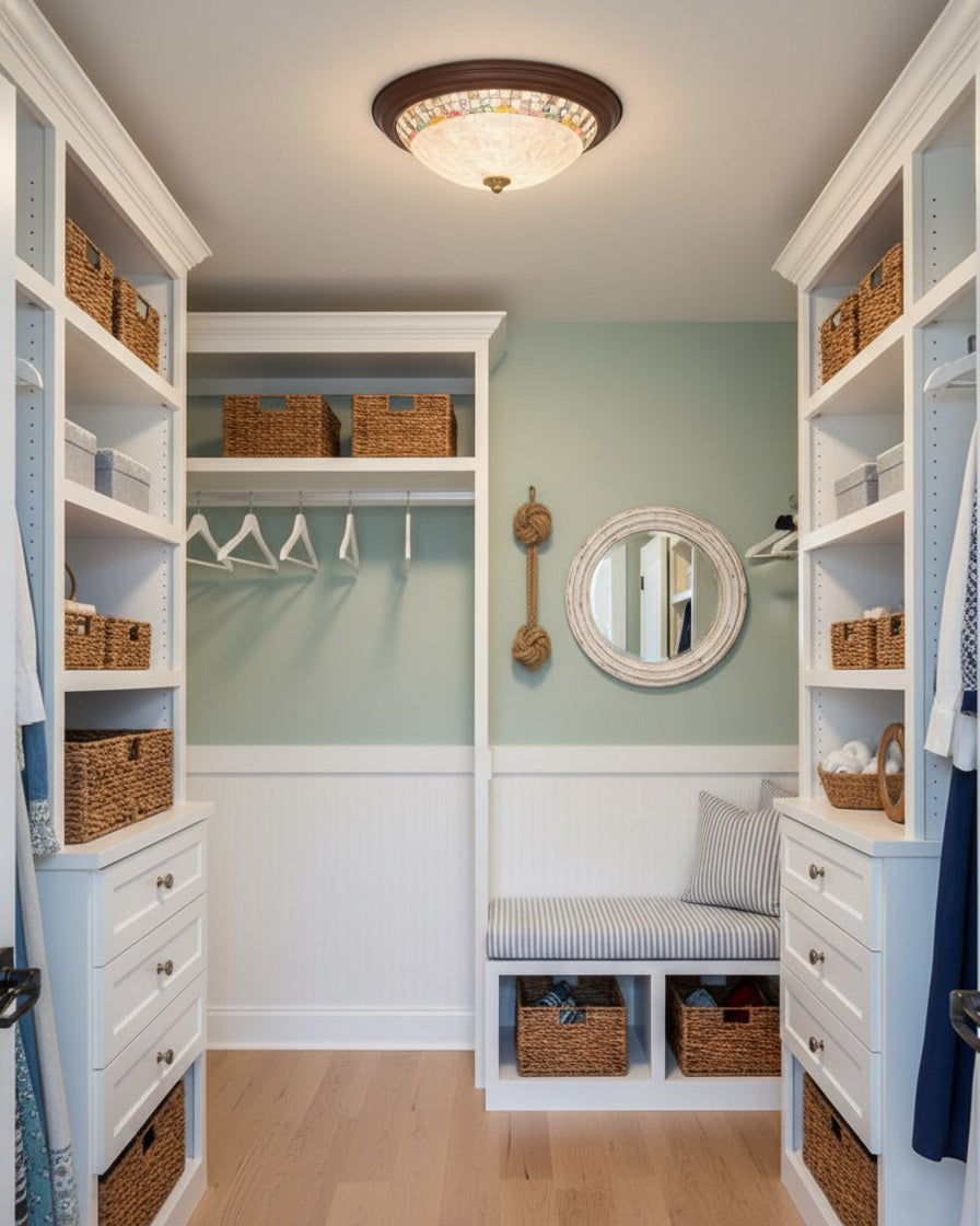 Corvielle Bohemian Shell Ceiling Light