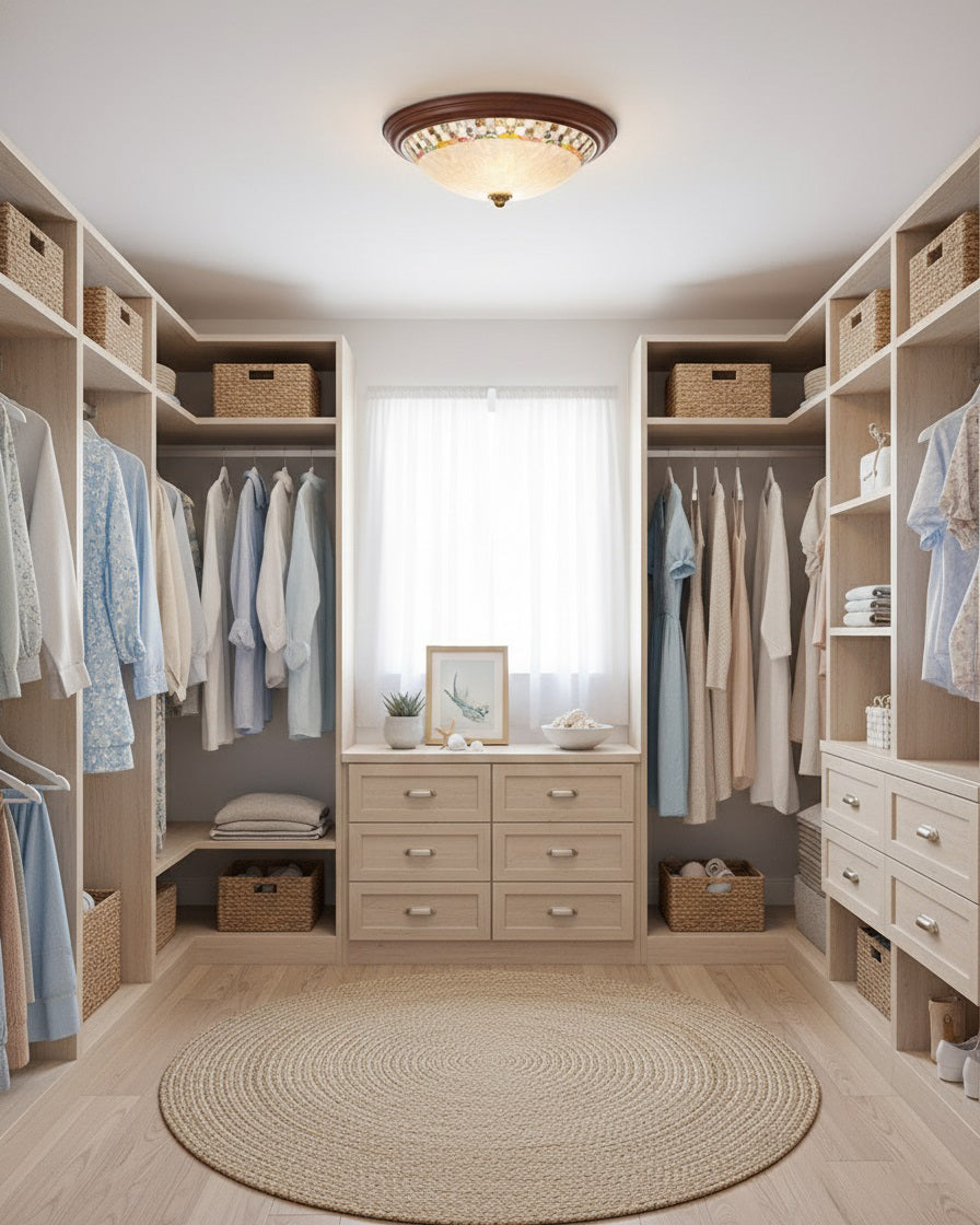 Corvielle Bohemian Shell Ceiling Light