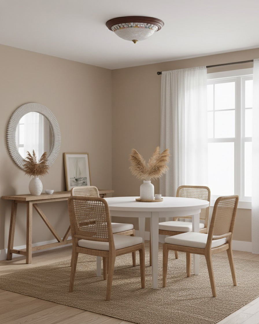 Corvielle Bohemian Shell Ceiling Light