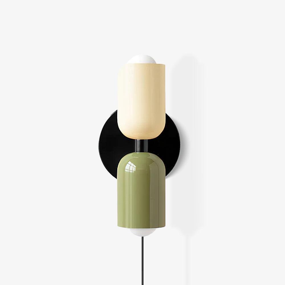 Couleur Double Plug In Wall Lamp - Blowlighting
