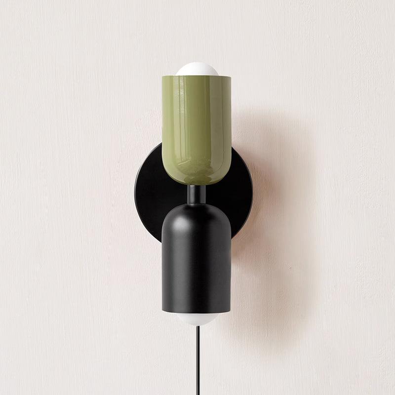 Couleur Double Plug In Wall Lamp - Blowlighting