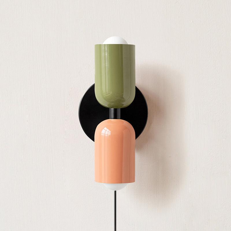 Couleur Double Plug In Wall Lamp - Blowlighting