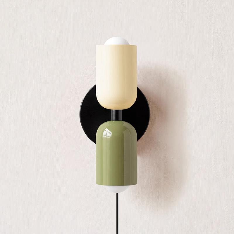Couleur Double Plug In Wall Lamp - Blowlighting