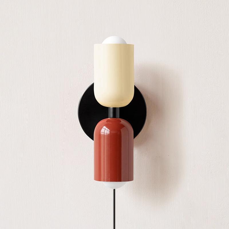 Couleur Double Plug In Wall Lamp - Blowlighting