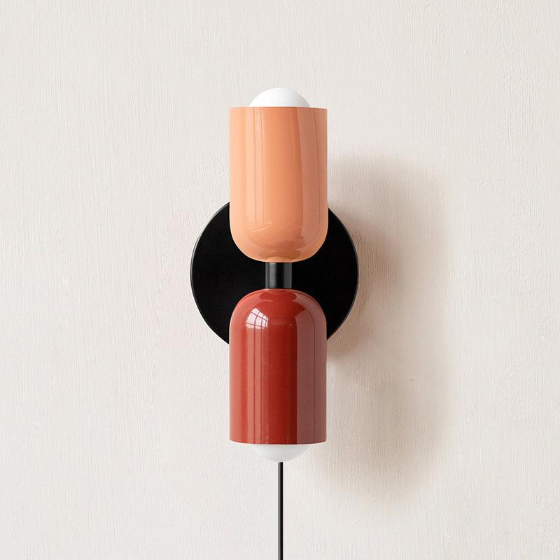 Couleur Double Plug In Wall Lamp - Blowlighting