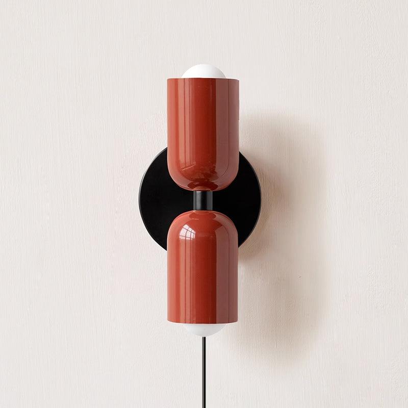 Couleur Double Plug In Wall Lamp - Blowlighting