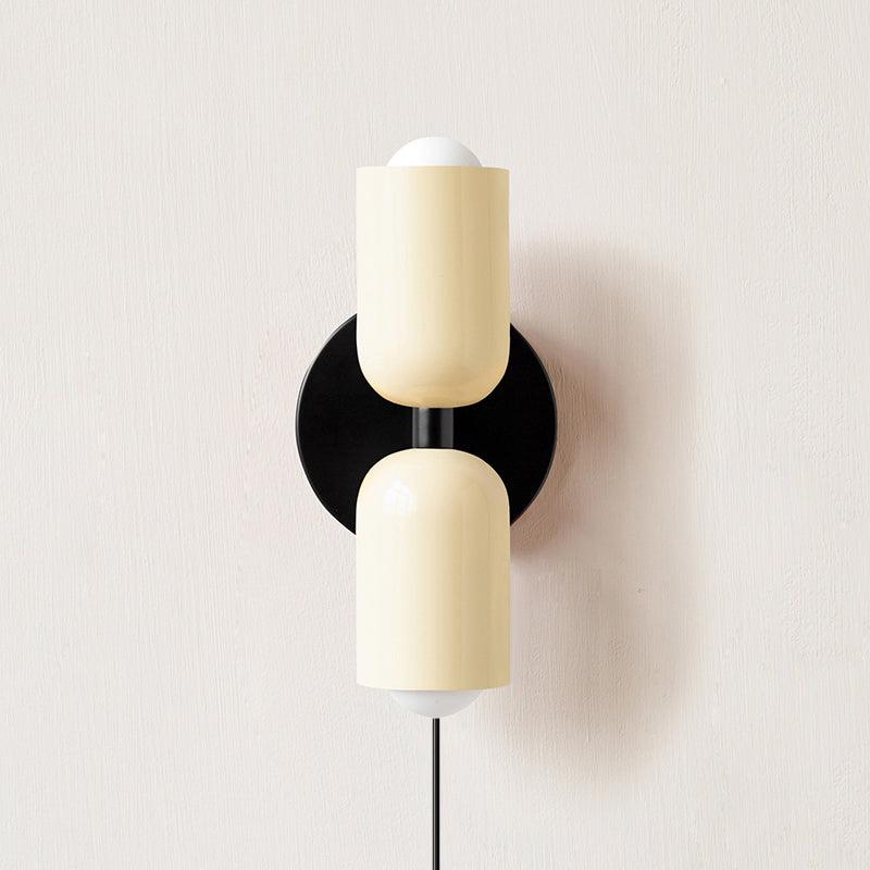 Couleur Double Plug In Wall Lamp - Blowlighting