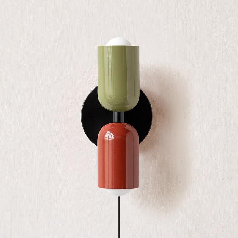 Couleur Double Plug In Wall Lamp - Blowlighting