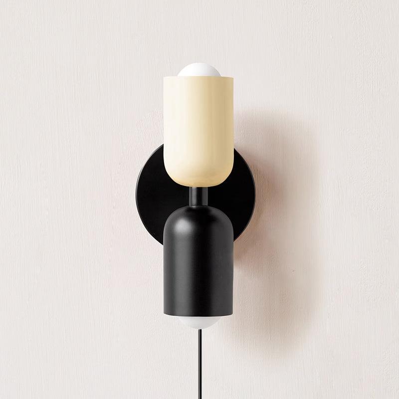 Couleur Double Plug In Wall Lamp - Blowlighting