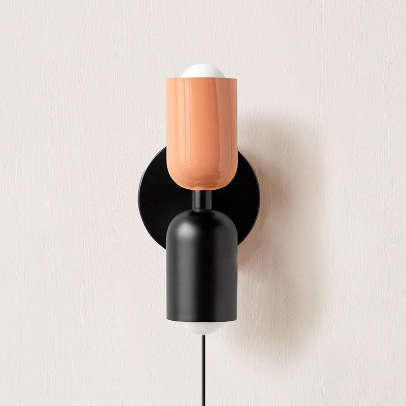 Couleur Double Plug In Wall Lamp - Blowlighting