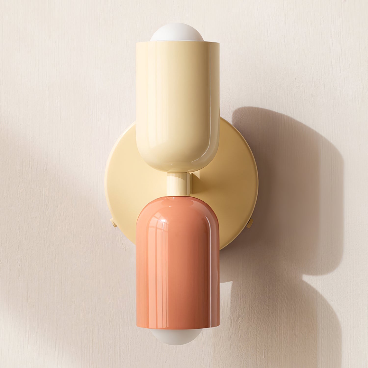 Couleur Double Plug In Wall Lamp - Blowlighting