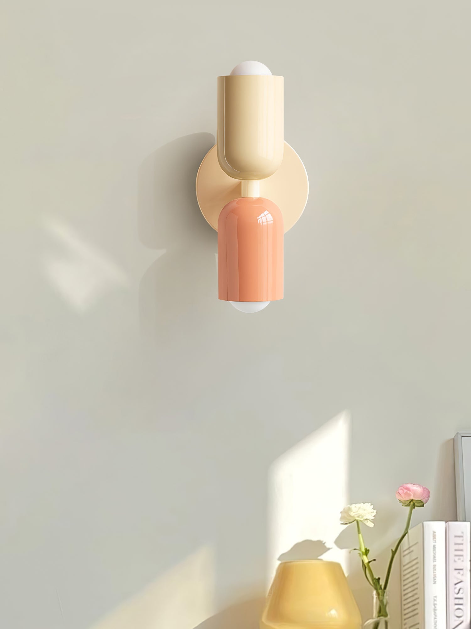 Couleur Double Plug In Wall Lamp - Blowlighting