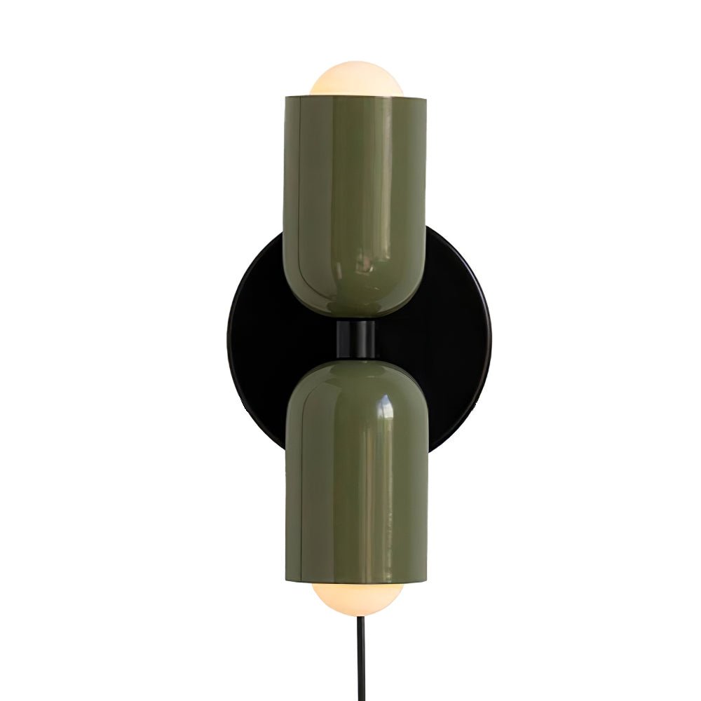 Couleur Double Plug In Wall Lamp - Blowlighting