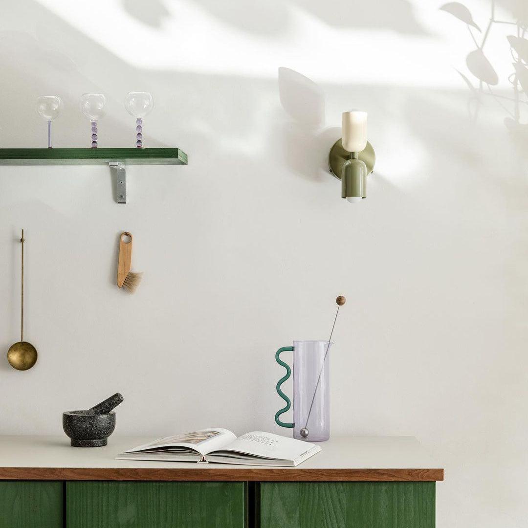 Couleur Double Plug In Wall Lamp - Blowlighting