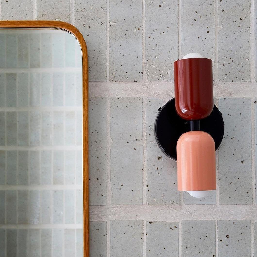 Couleur Double Plug In Wall Lamp - Blowlighting