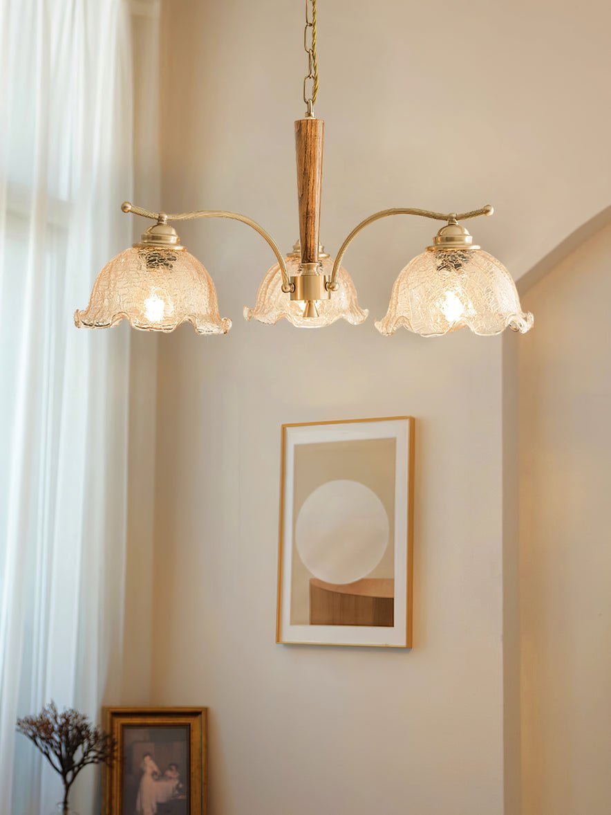 Orchid Vintage Glass Chandelier - Blowlighting