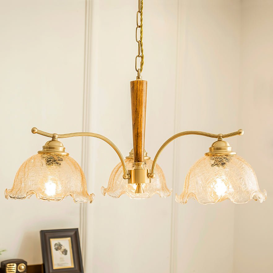 Orchid Vintage Glass Chandelier - Blowlighting