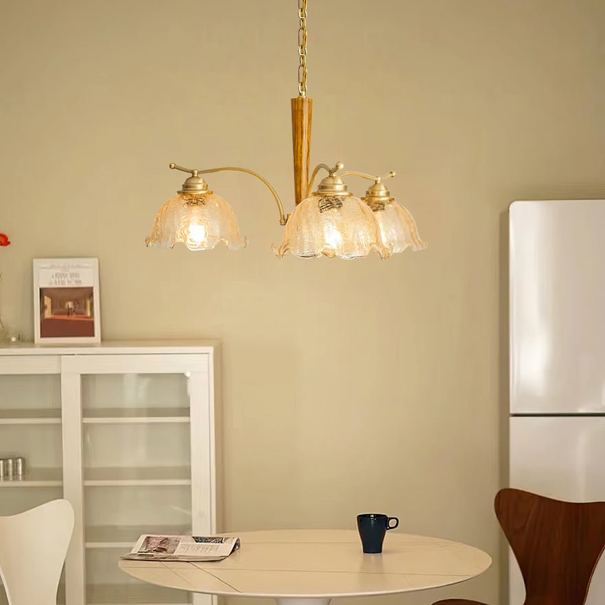 Orchid Vintage Glass Chandelier - Blowlighting