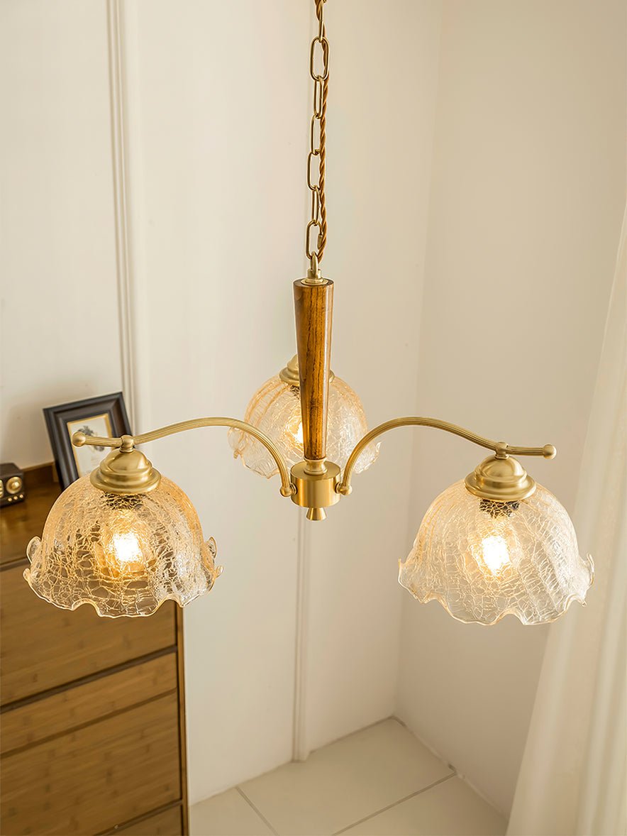 Orchid Vintage Glass Chandelier - Blowlighting