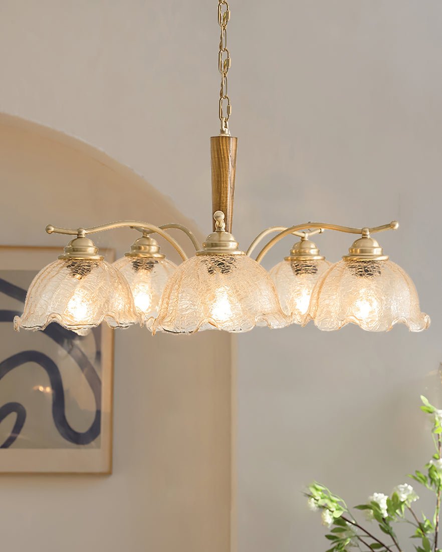 Orchid Vintage Glass Chandelier - Blowlighting
