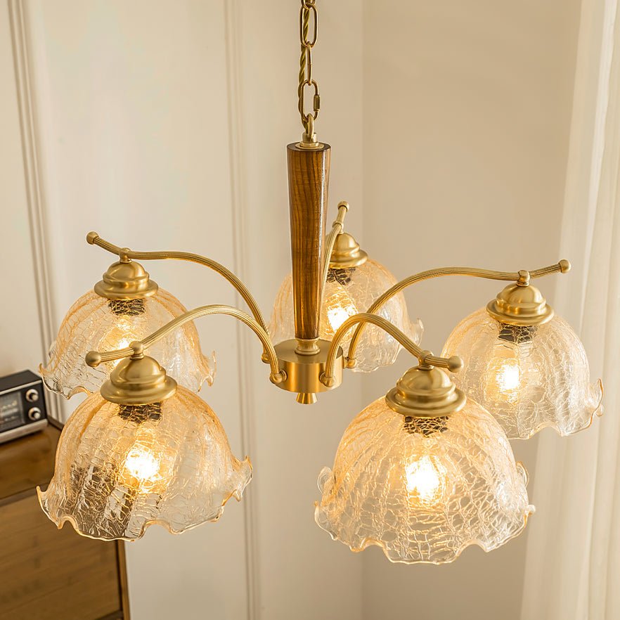 Orchid Vintage Glass Chandelier - Blowlighting