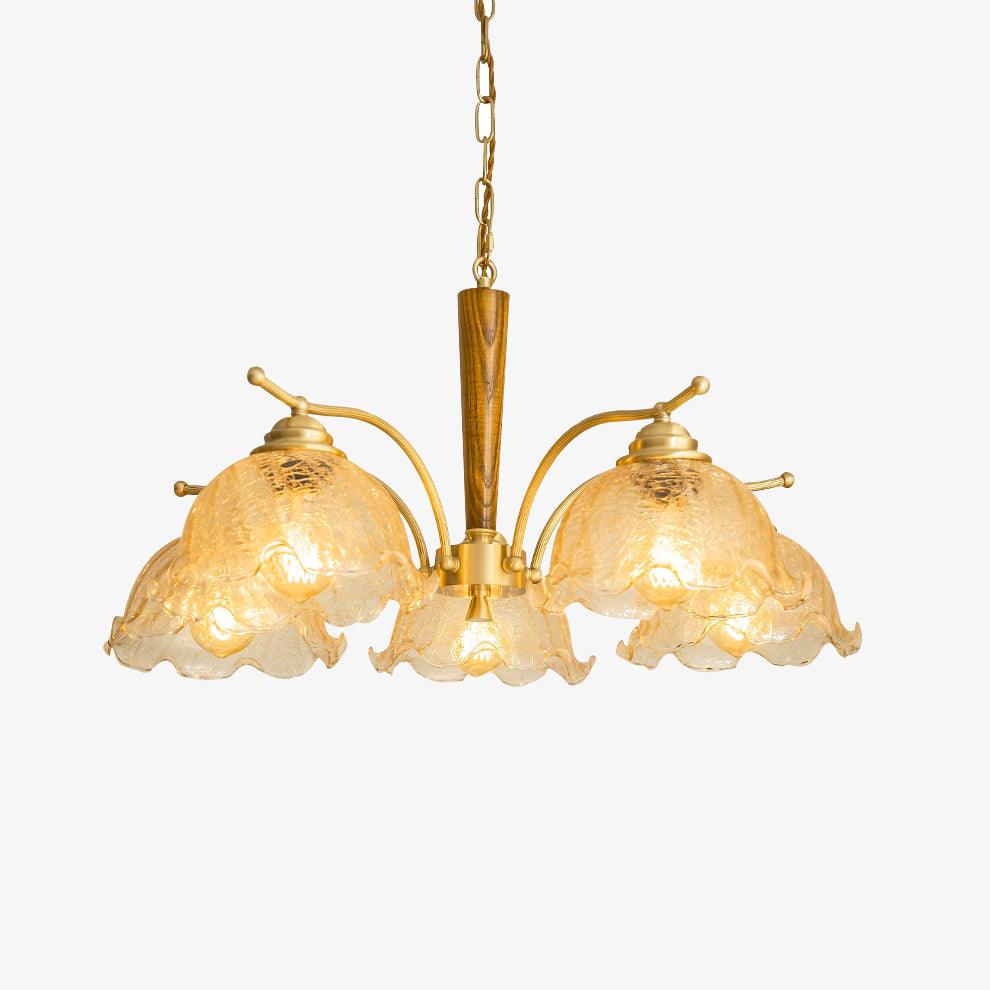 Orchid Vintage Glass Chandelier - Blowlighting