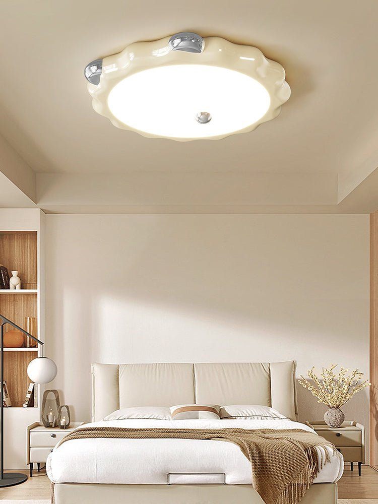 Cream Puffering Ceiling Light - Blowlighting