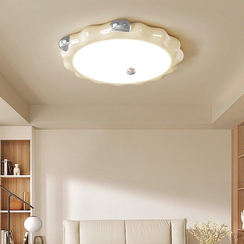 Cream Puffering Ceiling Light - Blowlighting