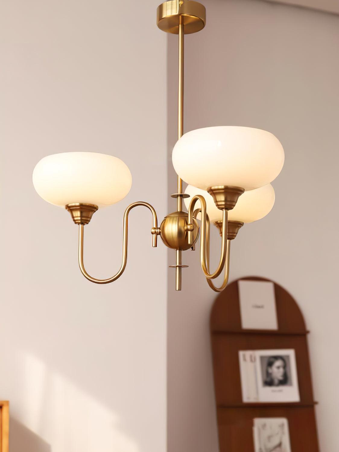 Creamy Persimmon Chandelier - Blowlighting