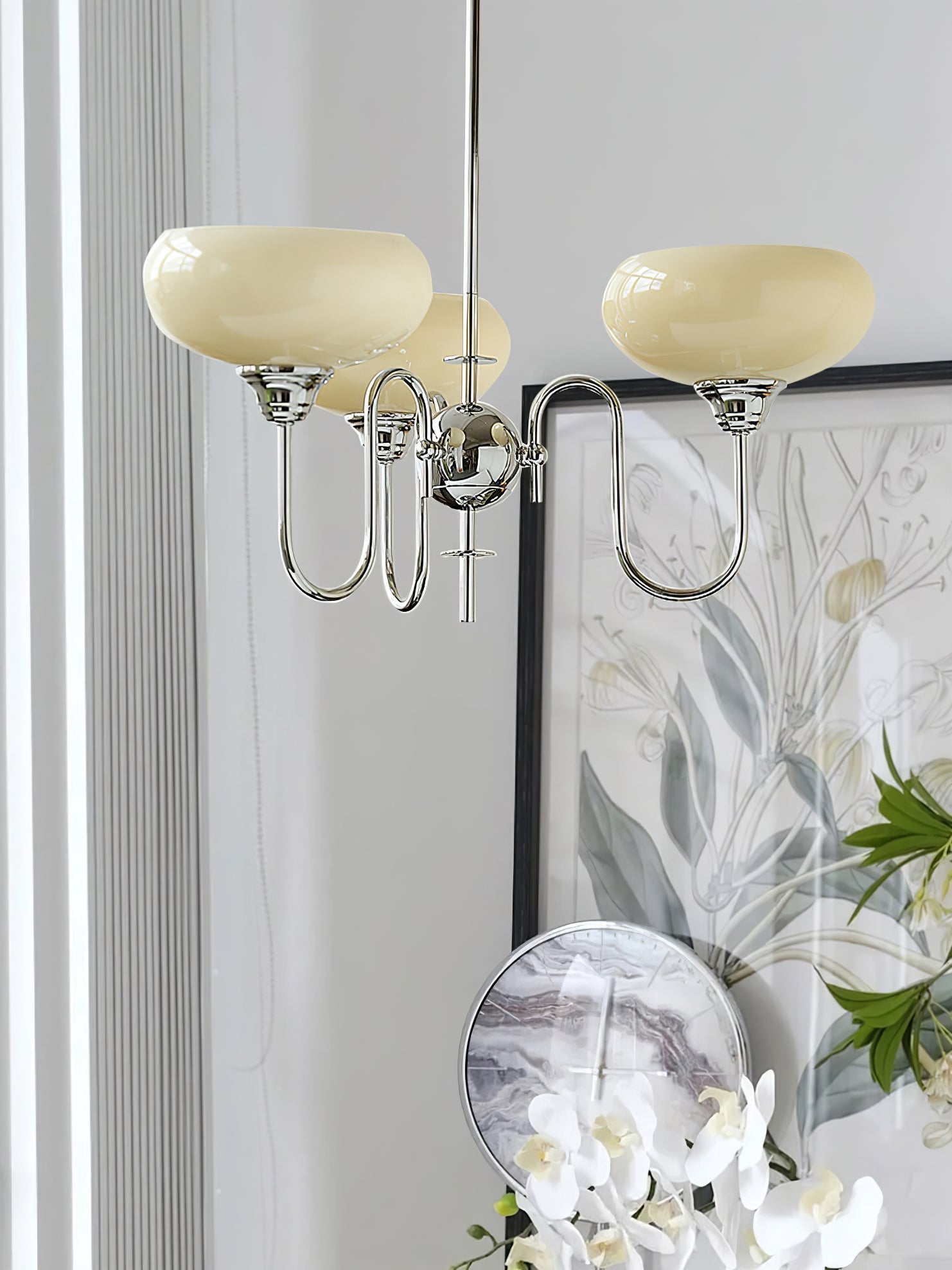 Creamy Persimmon Chandelier - Blowlighting