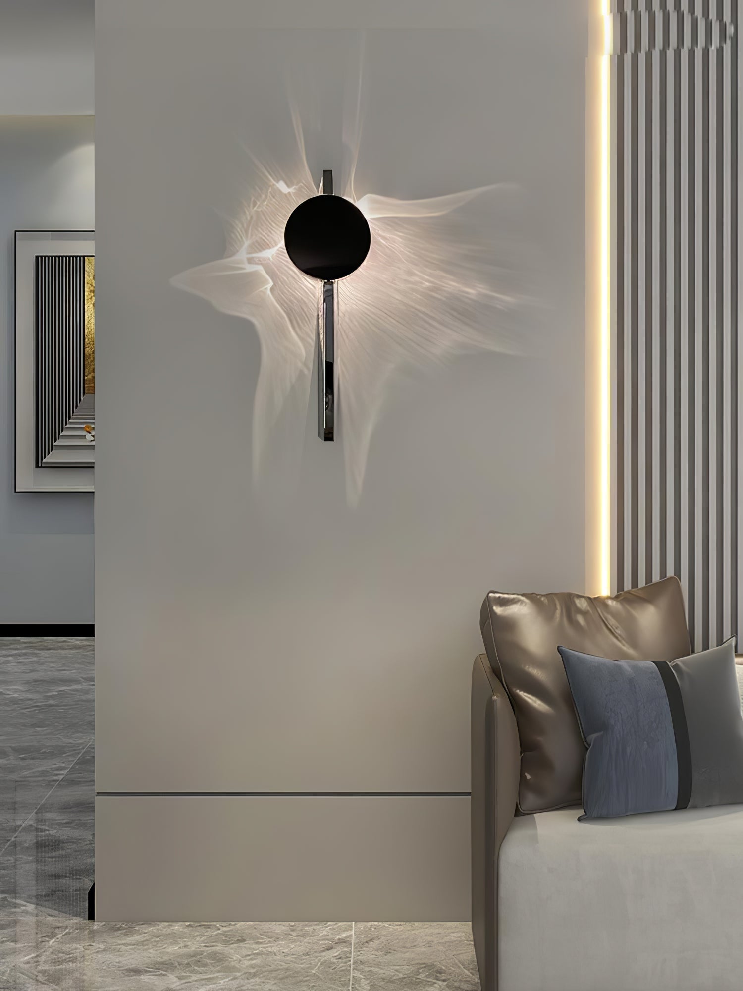 Creative Light And Shadow Wall Lamp - Vakkerlight