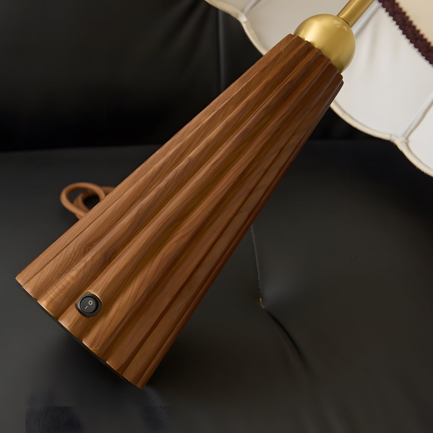 Crellin Vintage Fabric Table Light