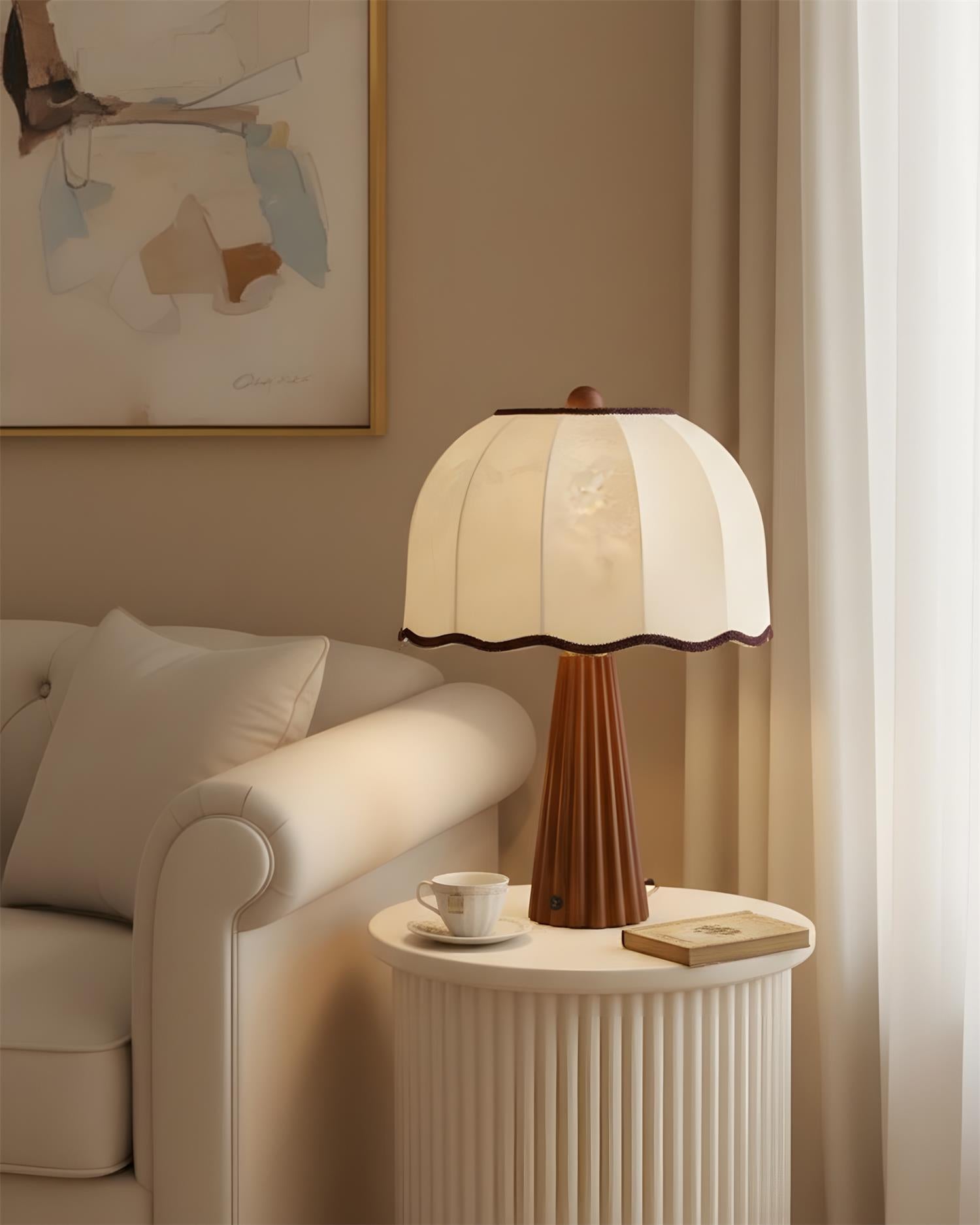 Crellin Vintage Fabric Table Light