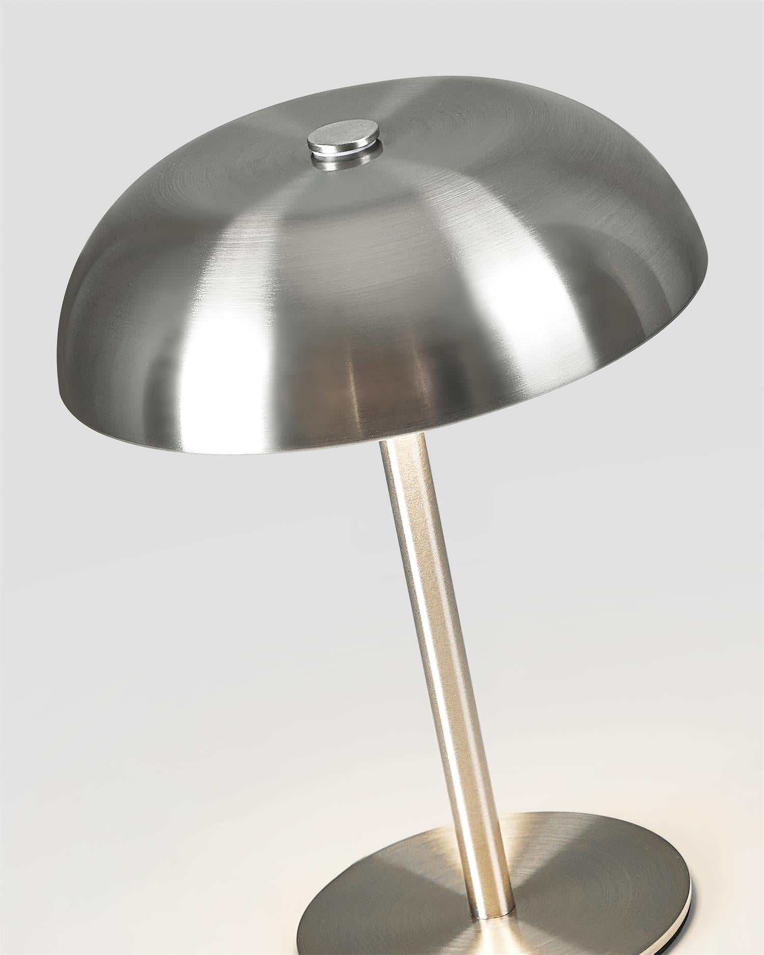 Crescent Modern Metal Table Light